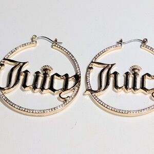 Juicy Couture Gold and Silver Hoop Earrings